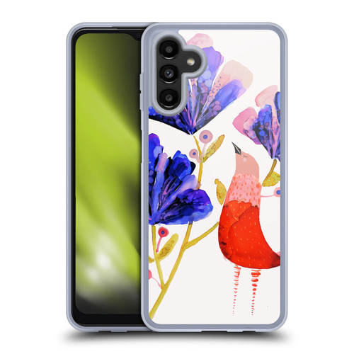 Sylvie Demers Birds 3 Red Soft Gel Case for Samsung Galaxy A13 5G (2021)