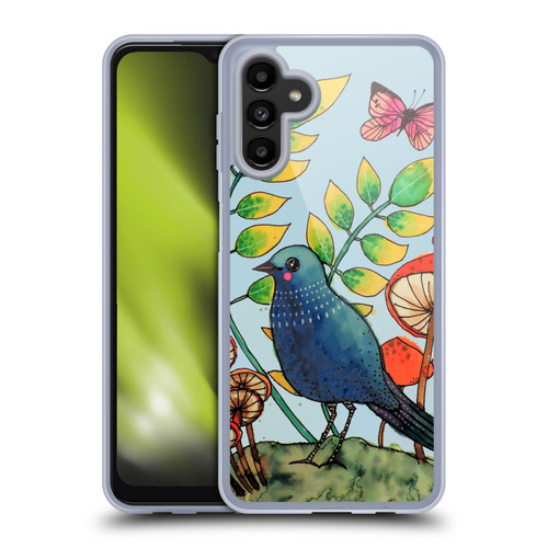 Sylvie Demers Birds 3 Teary Blue Soft Gel Case for Samsung Galaxy A13 5G (2021)