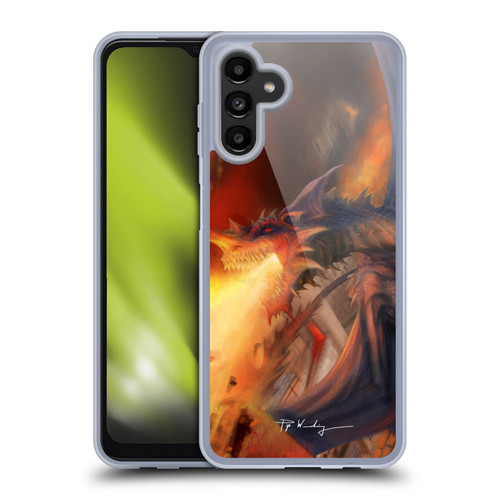 Piya Wannachaiwong Dragons Of Fire Blast Soft Gel Case for Samsung Galaxy A13 5G (2021)