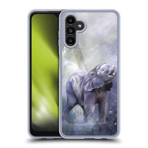 Simone Gatterwe Nature Portraits III Baby Elephant Soft Gel Case for Samsung Galaxy A13 5G (2021)