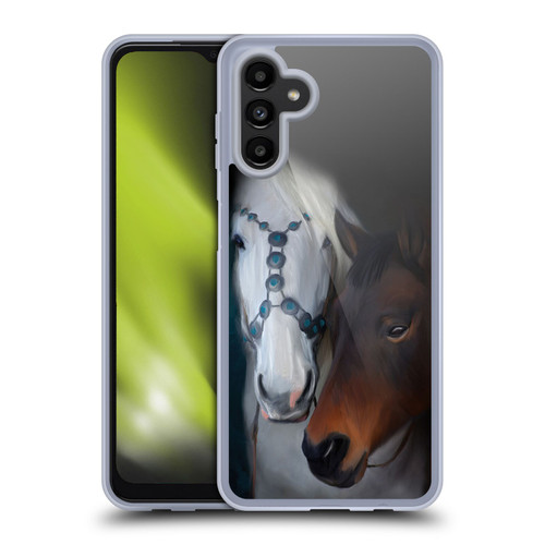 Simone Gatterwe Nature Portraits III Painted Horse Soft Gel Case for Samsung Galaxy A13 5G (2021)