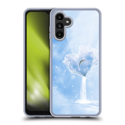 Simone Gatterwe Dolphins Heart Of Ocean Soft Gel Case for Samsung Galaxy A13 5G (2021)