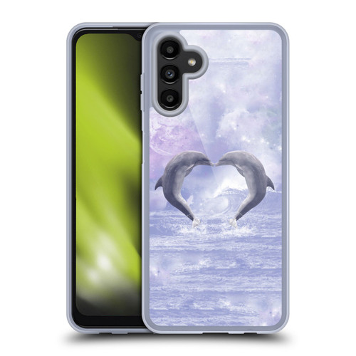Simone Gatterwe Dolphins Kisses Soft Gel Case for Samsung Galaxy A13 5G (2021)