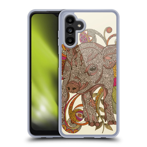 Valentina Nature and Floral Pig Soft Gel Case for Samsung Galaxy A13 5G (2021)
