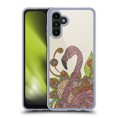 Valentina Nature and Floral Flamingo Soft Gel Case for Samsung Galaxy A13 5G (2021)