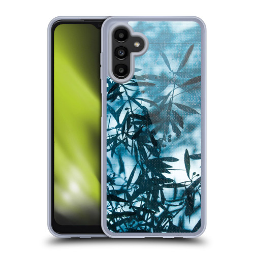 PLdesign Flowers And Leaves Olive Tree Silhouette Soft Gel Case for Samsung Galaxy A13 5G (2021)