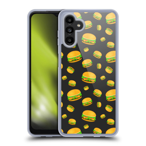 PLdesign Food Patterns Cool Fun Burger Soft Gel Case for Samsung Galaxy A13 5G (2021)