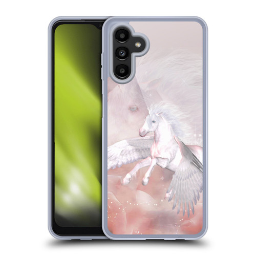 Simone Gatterwe Pegasus And Unicorns Flying Unicorn Soft Gel Case for Samsung Galaxy A13 5G (2021)