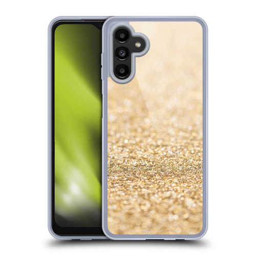 PLdesign Glitter Sparkles Champagne Gold Soft Gel Case for Samsung Galaxy A13 5G (2021)
