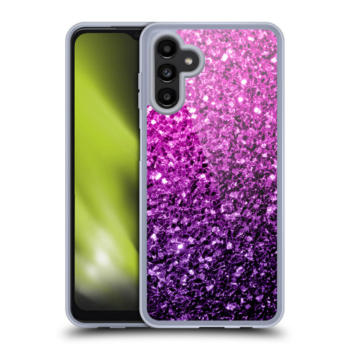 PLdesign Glitter Sparkles Purple Pink Soft Gel Case for Samsung Galaxy A13 5G (2021)