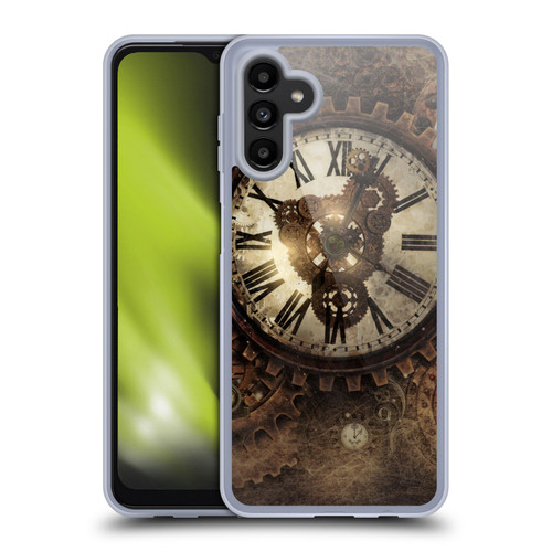 Simone Gatterwe Steampunk Vintage Clock Soft Gel Case for Samsung Galaxy A13 5G (2021)