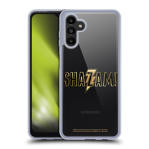 Shazam! 2019 Movie Logos Gold Soft Gel Case for Samsung Galaxy A13 5G (2021)