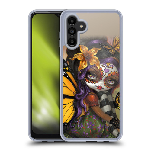 Strangeling Fairy Art Day of Dead Butterfly Soft Gel Case for Samsung Galaxy A13 5G (2021)