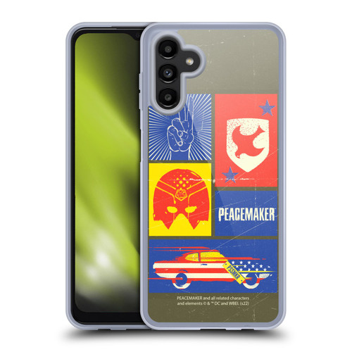 Peacemaker: Television Series Graphics Icons Soft Gel Case for Samsung Galaxy A13 5G (2021)