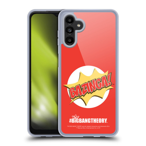 The Big Bang Theory Bazinga Pop Art Soft Gel Case for Samsung Galaxy A13 5G (2021)