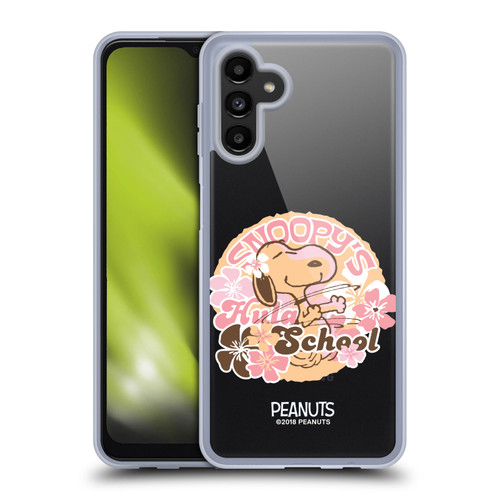 Peanuts Beach Snoopy Hula School Soft Gel Case for Samsung Galaxy A13 5G (2021)