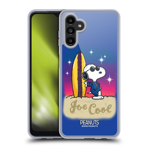 Peanuts Snoopy Boardwalk Airbrush Joe Cool Surf Soft Gel Case for Samsung Galaxy A13 5G (2021)