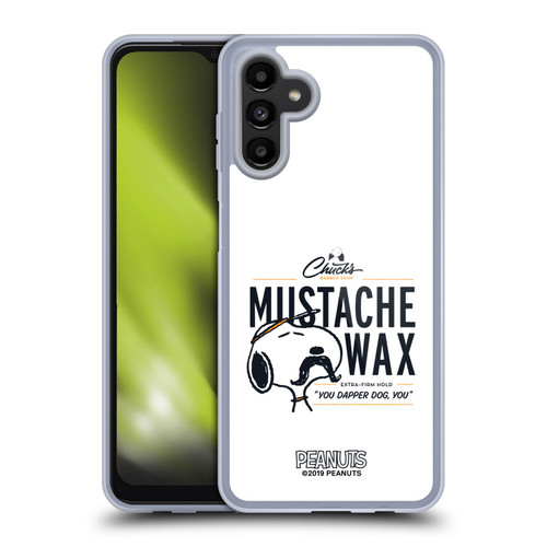 Peanuts Chuck's Barber Shop Snoopy Moustache Wax Soft Gel Case for Samsung Galaxy A13 5G (2021)