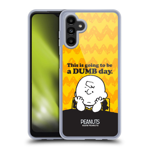 Peanuts Charlie Brown Dumb Day Soft Gel Case for Samsung Galaxy A13 5G (2021)