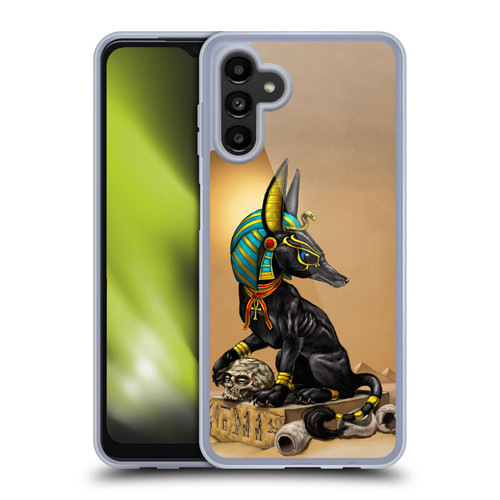Stanley Morrison Art Egyptian Black Jackal Anubis Soft Gel Case for Samsung Galaxy A13 5G (2021)
