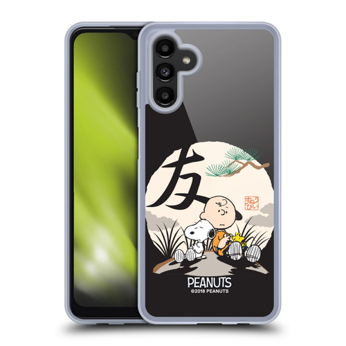 Peanuts Oriental Snoopy Charlie Brown Soft Gel Case for Samsung Galaxy A13 5G (2021)