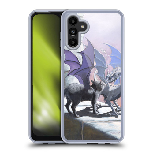 Stanley Morrison Dragons 2 Black Winged Cat Soft Gel Case for Samsung Galaxy A13 5G (2021)