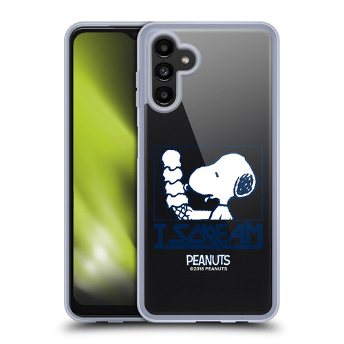 Peanuts Rock Tees Snoopy I Scream Soft Gel Case for Samsung Galaxy A13 5G (2021)