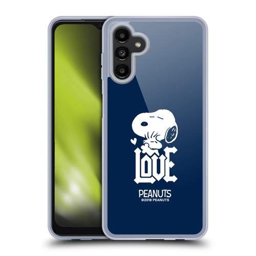 Peanuts Rock Tees Snoopy Woodstock Love Soft Gel Case for Samsung Galaxy A13 5G (2021)