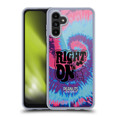 Peanuts Woodstock 50th Snoopy Tie Dye Right On Soft Gel Case for Samsung Galaxy A13 5G (2021)