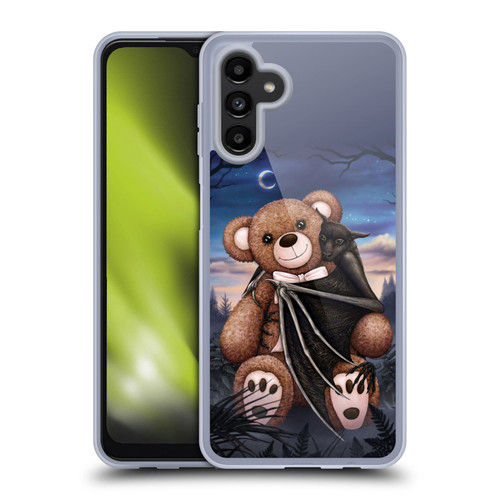 Sarah Richter Animals Bat Cuddling A Toy Bear Soft Gel Case for Samsung Galaxy A13 5G (2021)