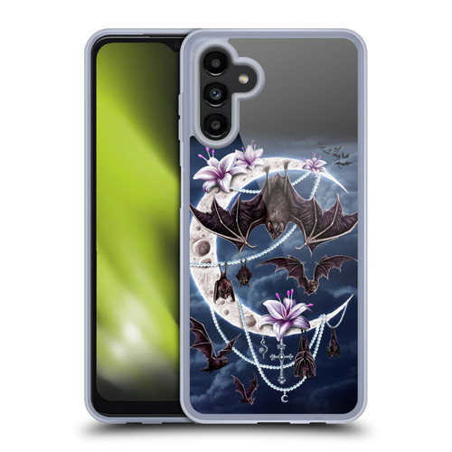 Sarah Richter Animals Gothic Bats & Crescent Moon Soft Gel Case for Samsung Galaxy A13 5G (2021)