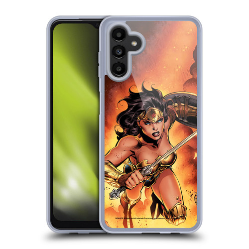 Wonder Woman DC Comics Comic Book Cover Justice League #4 2018 Soft Gel Case for Samsung Galaxy A13 5G (2021)