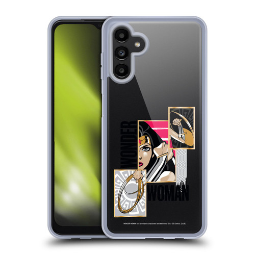 Wonder Woman DC Comics Graphic Arts Weapons Soft Gel Case for Samsung Galaxy A13 5G (2021)