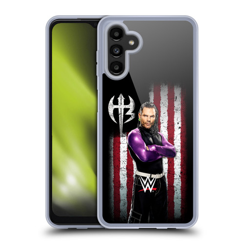 WWE American Flag Superstars Jeff Hardy Soft Gel Case for Samsung Galaxy A13 5G (2021)