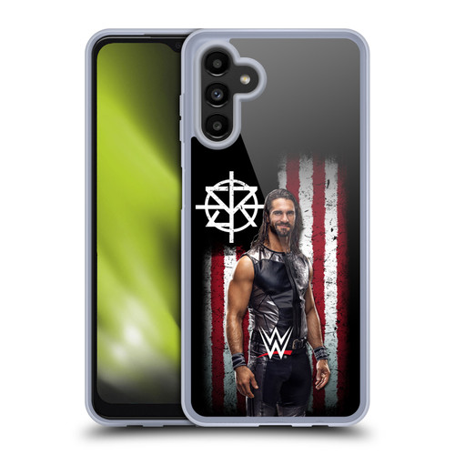 WWE American Flag Superstars Seth Rollins Soft Gel Case for Samsung Galaxy A13 5G (2021)