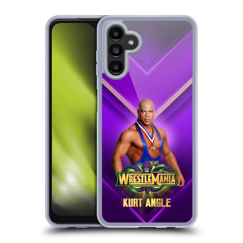 WWE Wrestlemania 34 Superstars Kurt Angle Soft Gel Case for Samsung Galaxy A13 5G (2021)
