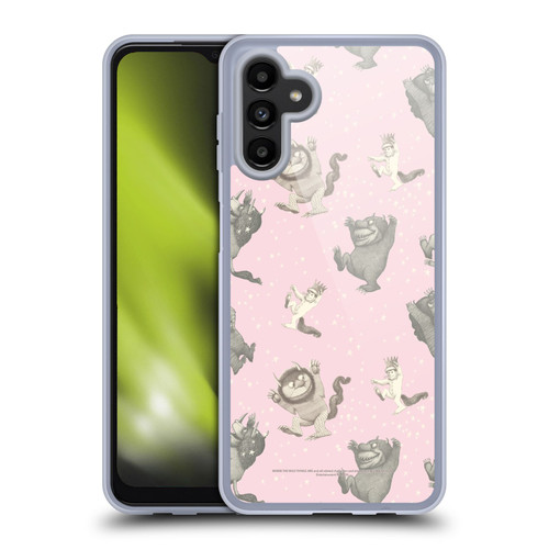 Where the Wild Things Are Literary Graphics Pink Pattern Soft Gel Case for Samsung Galaxy A13 5G (2021)