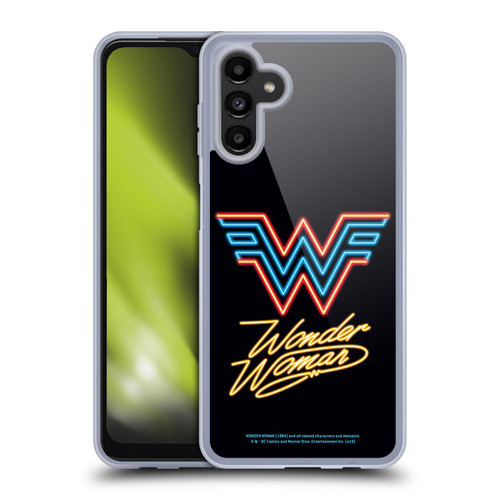 Wonder Woman 1984 Logo Art Neon Soft Gel Case for Samsung Galaxy A13 5G (2021)