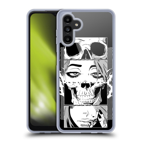 Zombie Makeout Club Art Skull Collage Soft Gel Case for Samsung Galaxy A13 5G (2021)