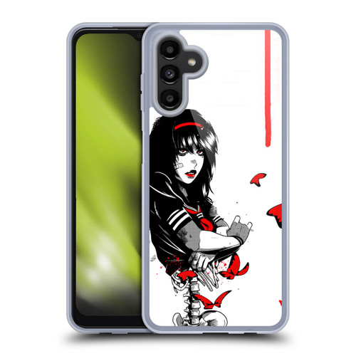 Zombie Makeout Club Graphics Butterflies Soft Gel Case for Samsung Galaxy A13 5G (2021)