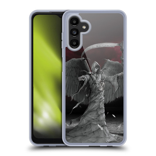 Vincent Hie Skulls Time Is Up Soft Gel Case for Samsung Galaxy A13 5G (2021)