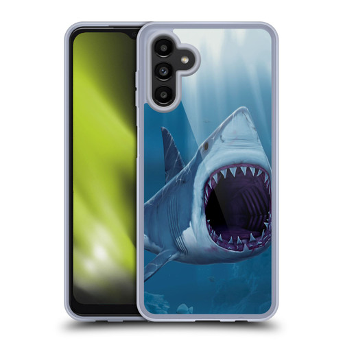 Vincent Hie Underwater Shark Bite Soft Gel Case for Samsung Galaxy A13 5G (2021)