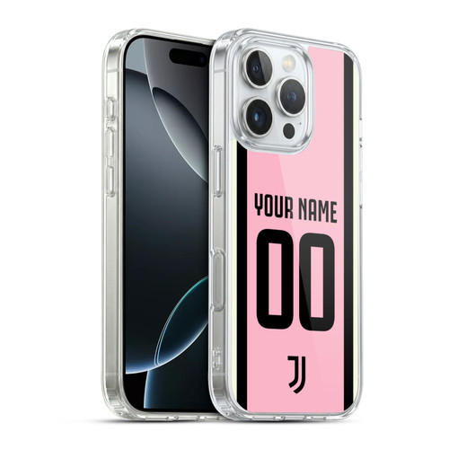 Custom Customised Personalised Juventus Football Club 2026/27 Kit Away Soft Gel Case for Apple iPhone 16 Pro & MagSafe