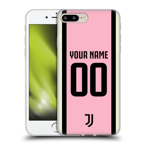 Custom Customised Personalised Juventus Football Club 2026/27 Kit Away Soft Gel Case for Apple iPhone 7 Plus / 8 Plus & MagSafe