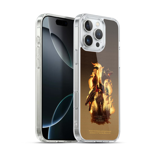 House Of The Dragon: Television Series Art Fire And Blood Soft Gel Case for Apple iPhone 16 Pro Max & MagSafe