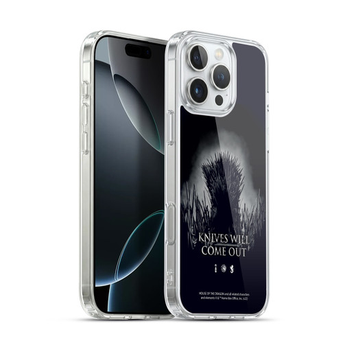 House Of The Dragon: Television Series Art Knives Will Come Out Soft Gel Case for Apple iPhone 16 Pro Max & MagSafe