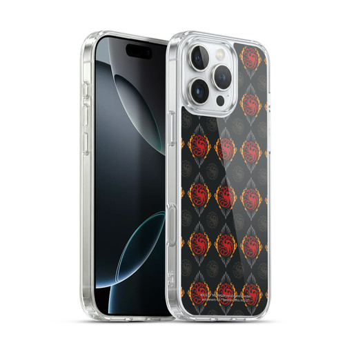 House Of The Dragon: Television Series Art Targaryen Pattern Soft Gel Case for Apple iPhone 16 Pro Max & MagSafe