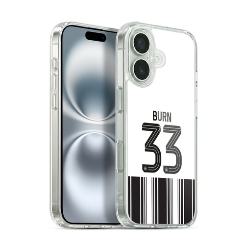 Newcastle United Football Club 2026/27 Players Home Kit 1st Group Dan Burn Soft Gel Case for Apple iPhone 16 & MagSafe