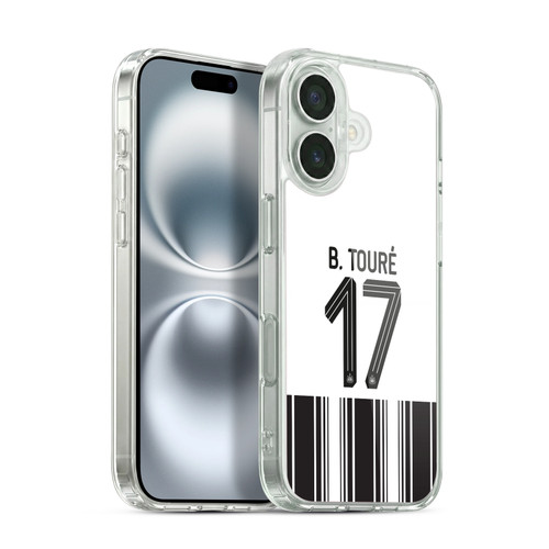 Newcastle United Football Club 2026/27 Players Home Kit 1st Group Bazoumana Touré Soft Gel Case for Apple iPhone 16 & MagSafe