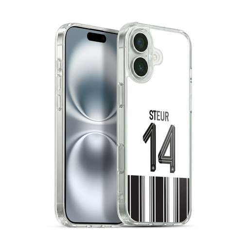 Newcastle United Football Club 2026/27 Players Home Kit 1st Group Sean Steur Soft Gel Case for Apple iPhone 16 Plus & MagSafe